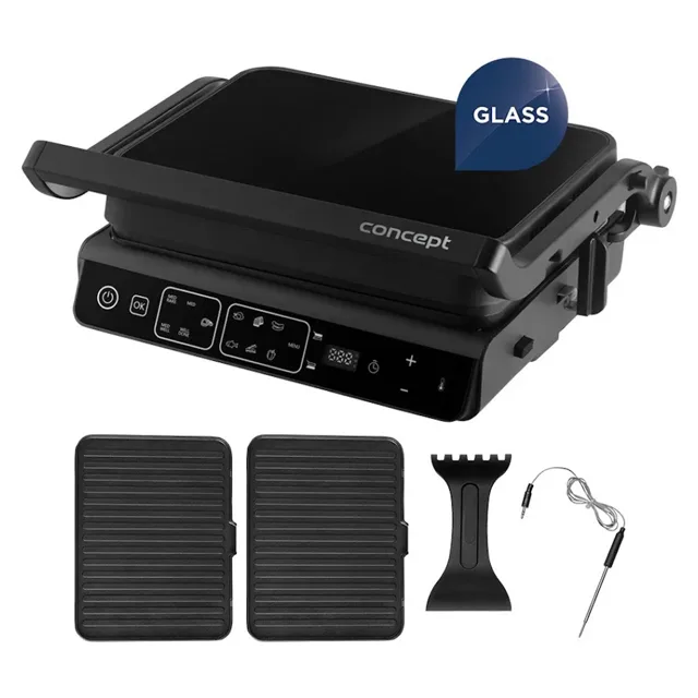 CONCEPT GE3600 Kontaktní gril s teplotní sondou