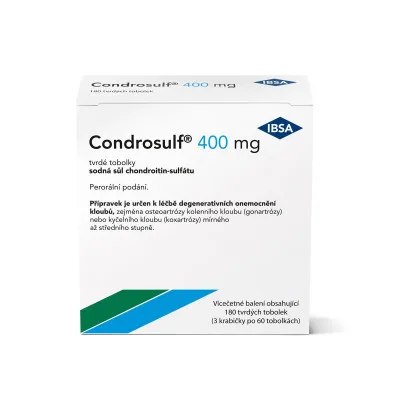 CONDROSULF POR 400MG CPS DUR 180(3X60)