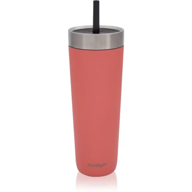 Contigo Luxe Spillproof Tumbler termohrnek barva Coral 720 ml
