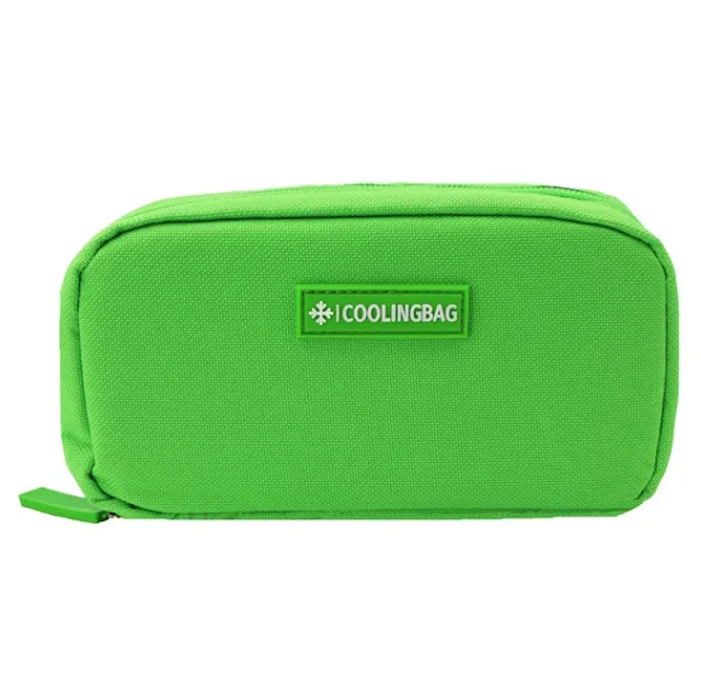 COOLINGBAG Penál na příslušenství pro diabetiky limetkový