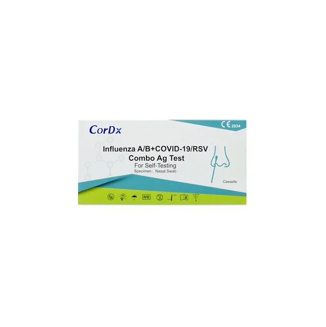 CORDX Respirační multitest Influenza A/B+COVID-19/RSV Combo AG 4v1 1ks