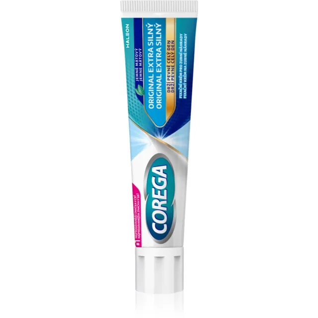 Corega Original Extra Strong fixační krém pro zubní náhrady s extra silnou fixací 70 g