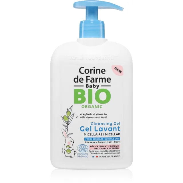 Corine de farme Baby BIO Cleansing Gel micelární gel na tělo a vlasy pro děti 500 ml