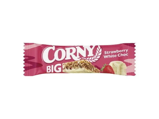 CORNY BIG cereální tyčinka Jahoda-Bílá čokoláda 40 g