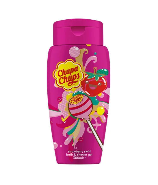 Corsair Chupa Chups Jahoda sprchový gel a pěna do koupele 300 ml