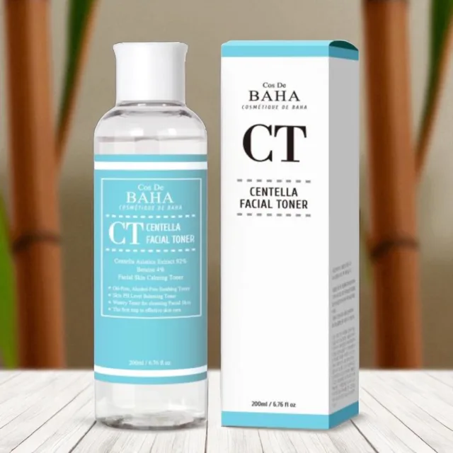 COS DE BAHA - Centella Facial Toner - Pleťové tonikum s pupečníkem asijským -  200 ml