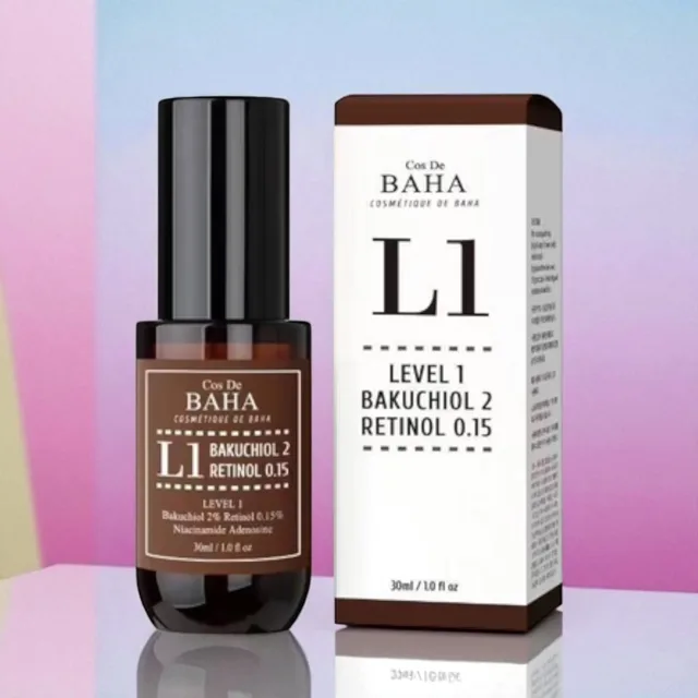 COS DE BAHA - L1 Bakuchiol & Retinol Serum - L1 Sérum s bakuchiolem a retinolem - 30 ml