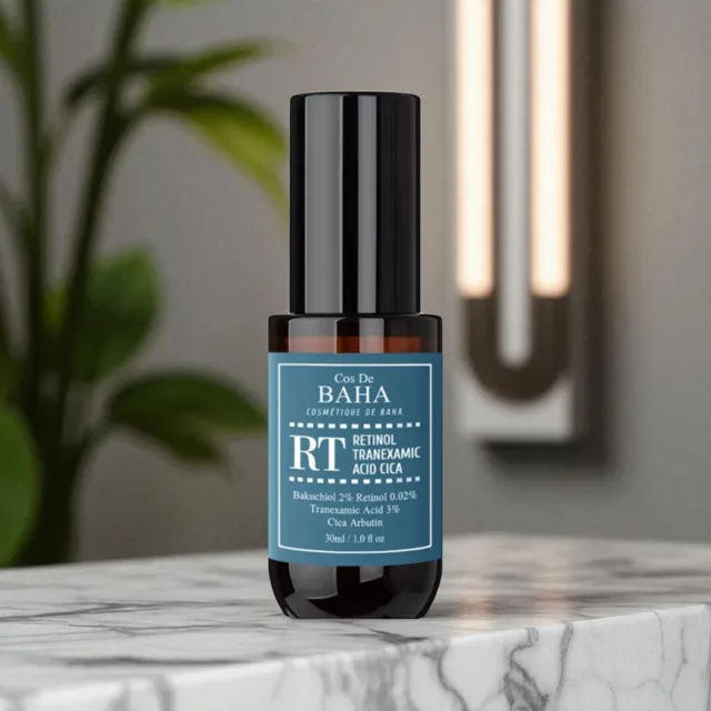 COS DE BAHA - Retinol Tranexamic Acid Cica Serum - Sérum s retinolem, kyselinou tranexamovou a centellou asiatica - 30 ml