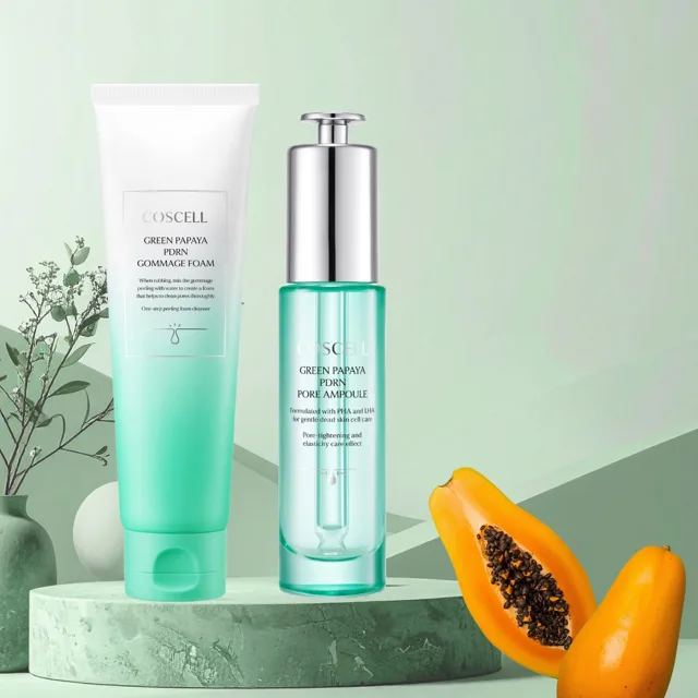 COSCELL - Green Papaya PDRN set - 2ks