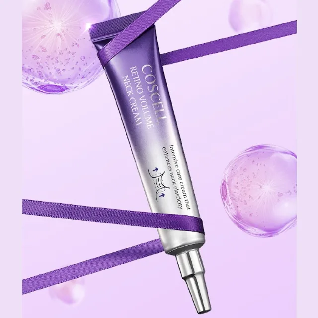 COSCELL - Retinol Volume Neck Cream - Retinolový zpevňující krém na krk - 10 ml