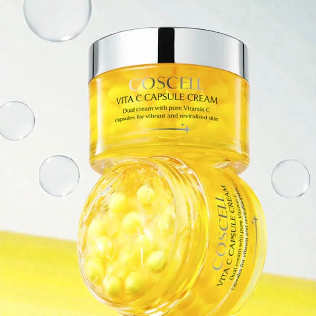 COSCELL - Vita C Capsule Cream - Kapslový pleťový krém s vitamínem C - 50 ml