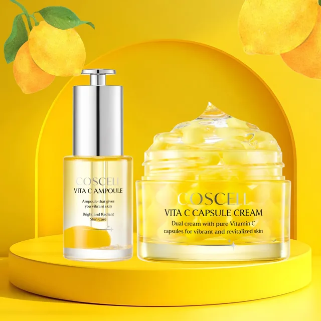 COSCELL - Vita C Set - Ampoule a Krém - 2ks