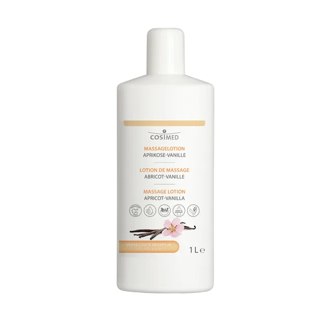 cosiMed masážní emulze Meruňka a Vanilka - 1000 ml