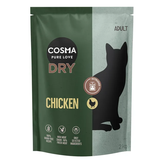 Cosma Extruded granule kuřecí - 2 kg