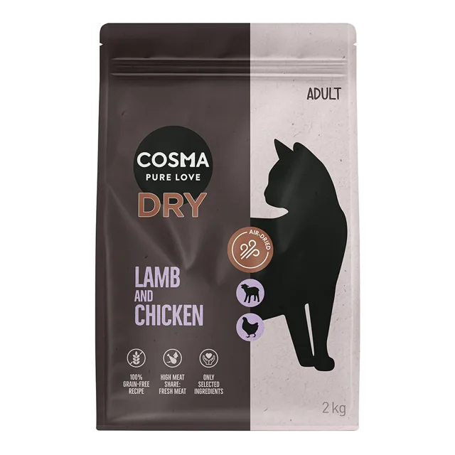 Cosma granule s jehněčím a kuřecím - 2 kg