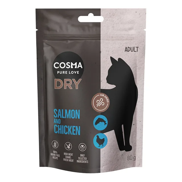 Cosma granule s lososem a kuřecím - zkušební balení - 80 g