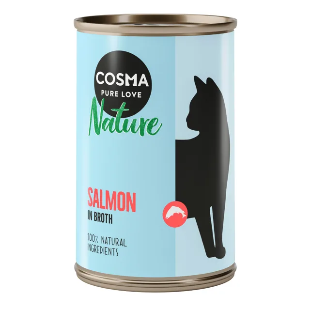 Cosma Nature 6 x 140 g - Losos