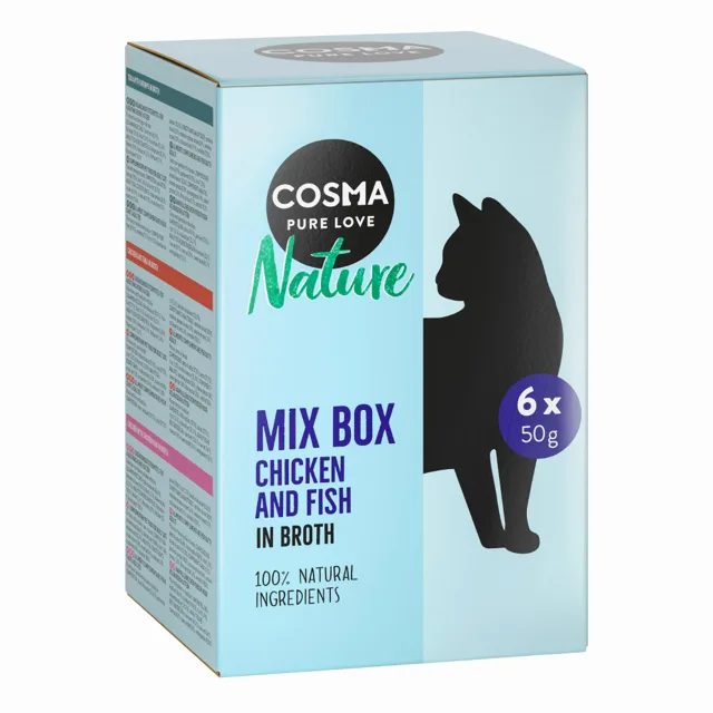 Cosma Nature kapsičky 18 x 50 g  - mix (6 druhů)