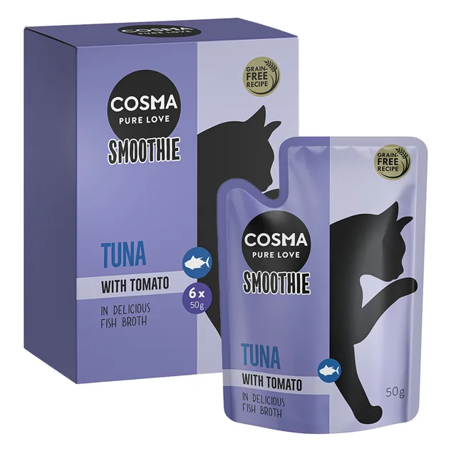 Cosma Smoothies 6 x 50 g - tuňák s rajčaty