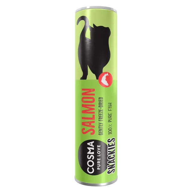 Cosma Snackies mrazem sušené pamlsky - losos (21 g)