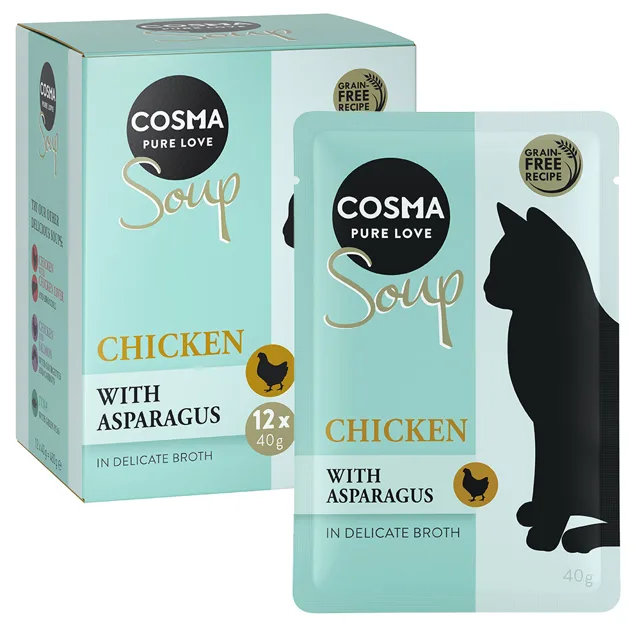 Cosma Soup 12 x 40 g  - Kuřecí prsa s chřestem