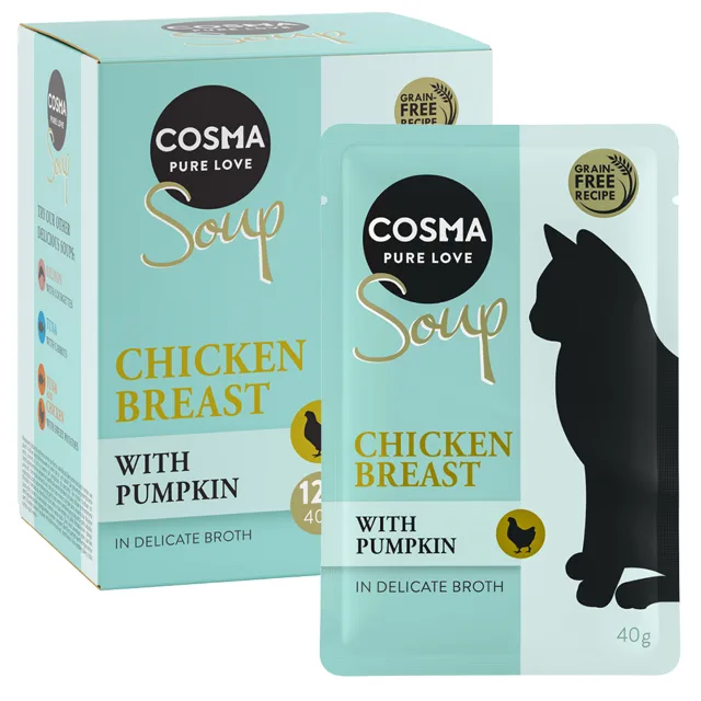 Cosma Soup 12 x 40 g  - Kuřecí prsa s dýní