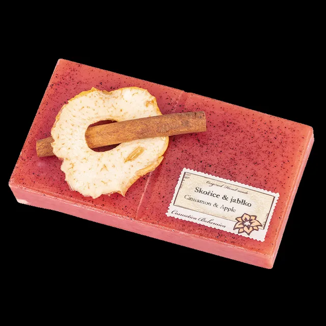 Cosmetica Bohemica - Mýdlo zdobené Skořice jablko 200g