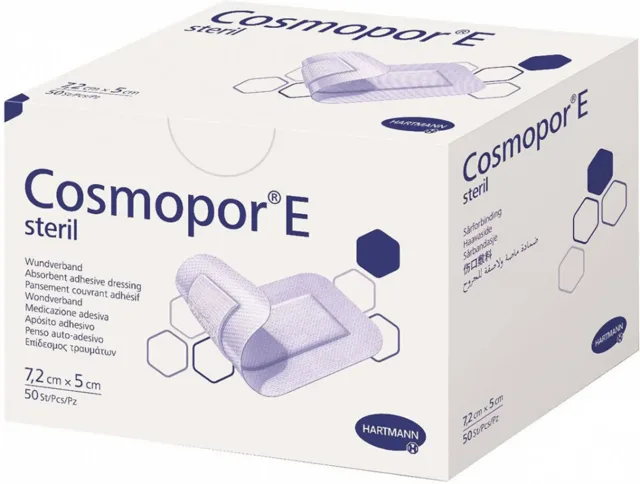 Cosmopor E náplast sterilní 7,2 x 5 cm 50 ks