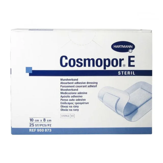 COSMOPOR Rychloobvaz E sterilní 10 x 8 cm 25 kusů