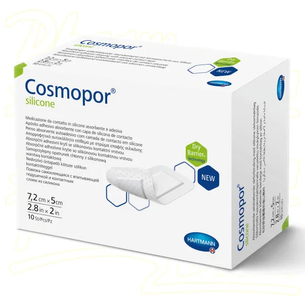 Cosmopor Silicone 7.2x5 cm 10ks