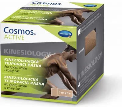 Cosmos Active Kinezio tejp.páska béžová 5cmx5m