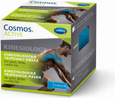 Cosmos Active Kinezio tejp.páska modrá 5cmx5m