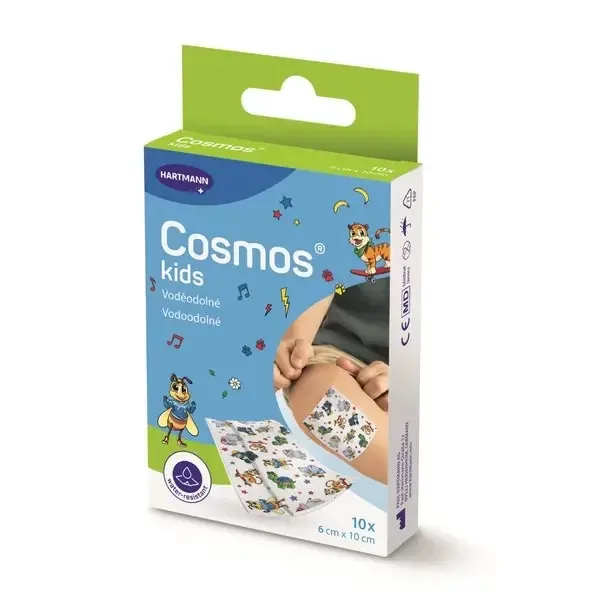 Cosmos kids náplast voděodol. 6 x 10 cm 10 ks