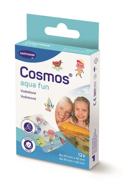 Cosmos náplast do vody Aqua Fun 2 velikosti 12 ks