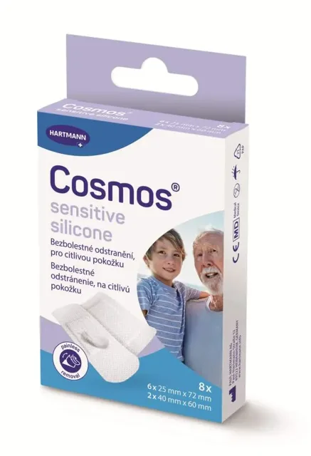 Cosmos sensitive silicone ultra jemná 2 vel. 8 ks