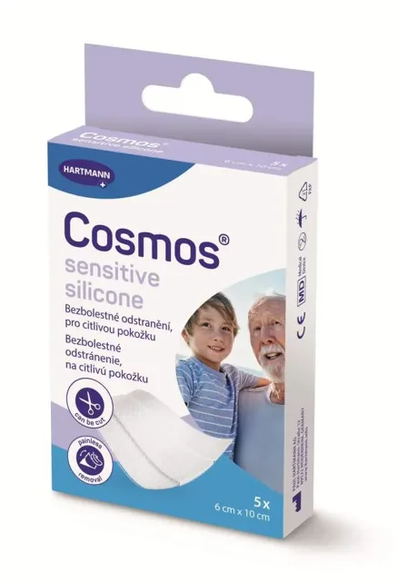 Cosmos sensitive silicone ultra jemná 6 x 10 cm 5 ks