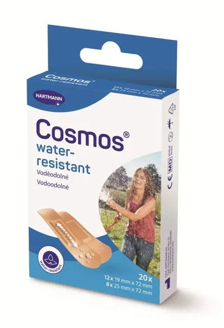 Cosmos Water Resistant voděodolná náplast 2 velikosti 20 ks