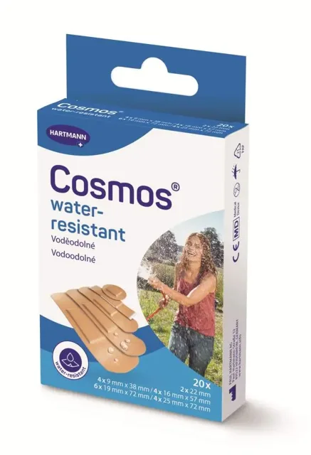 Cosmos water-resistant voděodolná náplast 20 ks
