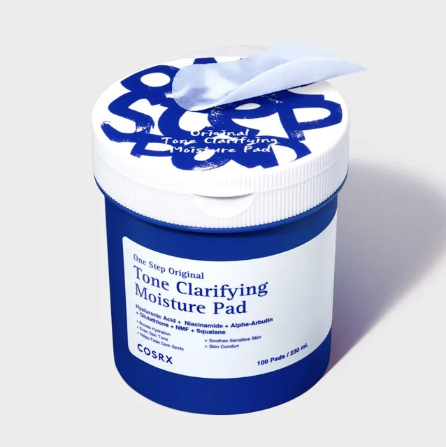 Cosrx - One Step Original Tone Clarifying Moisture Pad - Hydratační tampónky pro sjednocení tónu - 100 ks