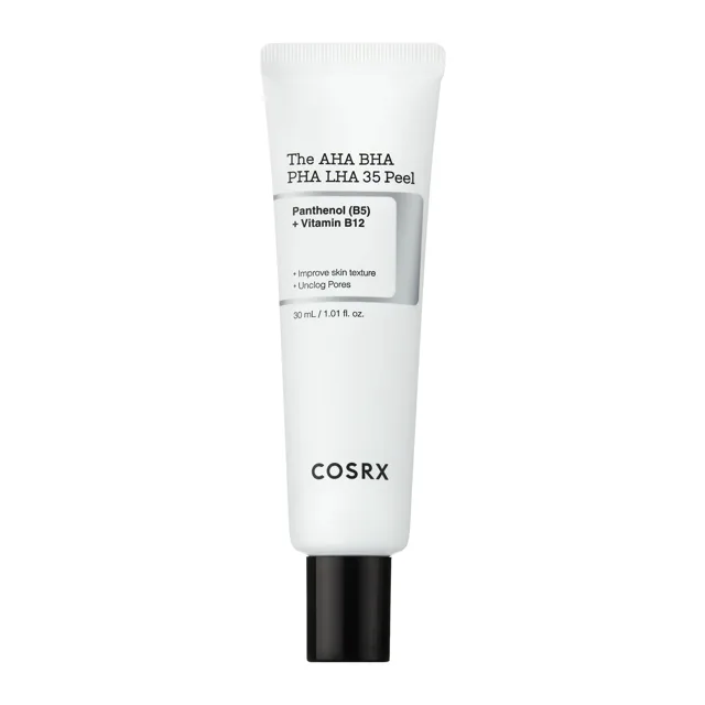 COSRX Pleťový peeling The AHA BHA PHA LHA 35 Peel 30 ml