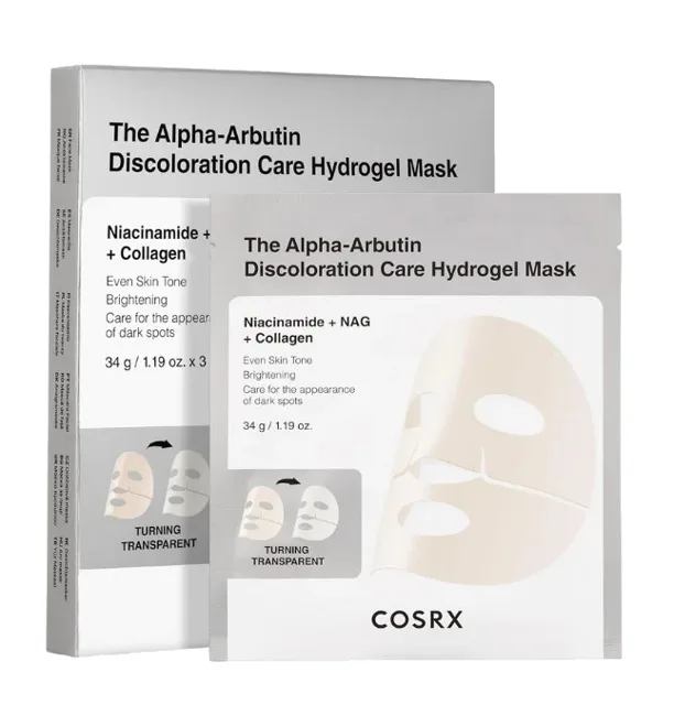 COSRX Sada pleťových masek Discoloration Care Hydrogel Mask 3 x 34 g