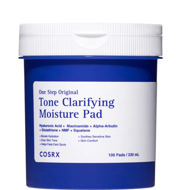 COSRX Tonizační polštářky Tone Clarifying Moisture Pad 100 ks