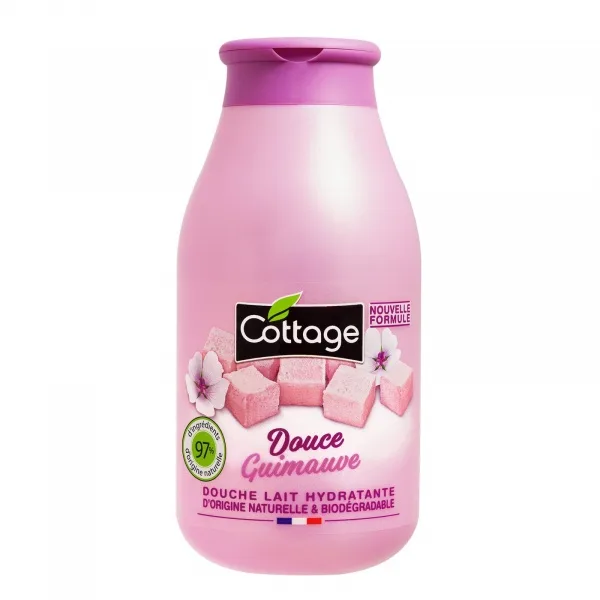Cottage Moisturizing Shower Milk - Sweet Marshmallow sprchové mléko 97% přírodní 250 ml