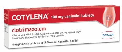 COTYLENA 100MG VAG TBL NOB 6