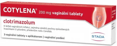 COTYLENA VAG 200MG VAG TBL NOB 3
