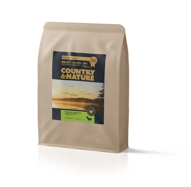 COUNTRY&amp;NATURE Duck with Turkey Recipe 2kg hypoalergenní krmivo pro psy Kachna s krůtou