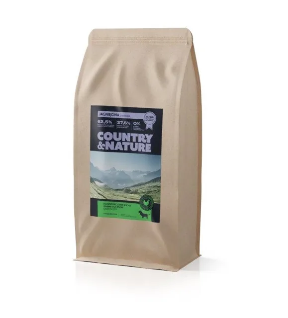 COUNTRY&amp;NATURE Lamb with Turkey Recipe 9 kg jehněčí a krůtí maso pro psy všech plemen