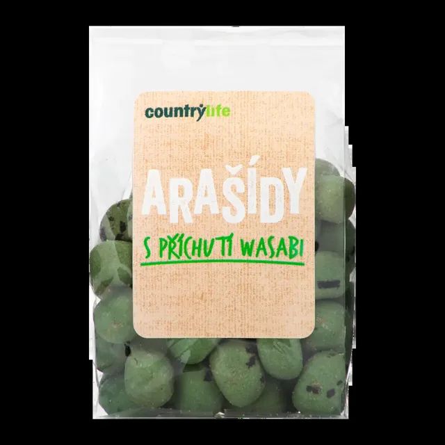 Country Life Arašídy s wasabi 100 g