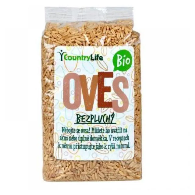 COUNTRY LIFE Oves bezpluchý BIO 500 g