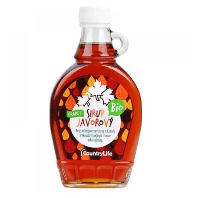 COUNTRY LIFE Sirup javorový Grade C BIO 250 ml